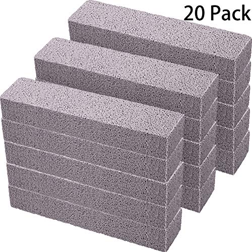 Pumice Stones for Cleaning - Pumice Scouring Pad, Grey Pumice Stick Cleaner