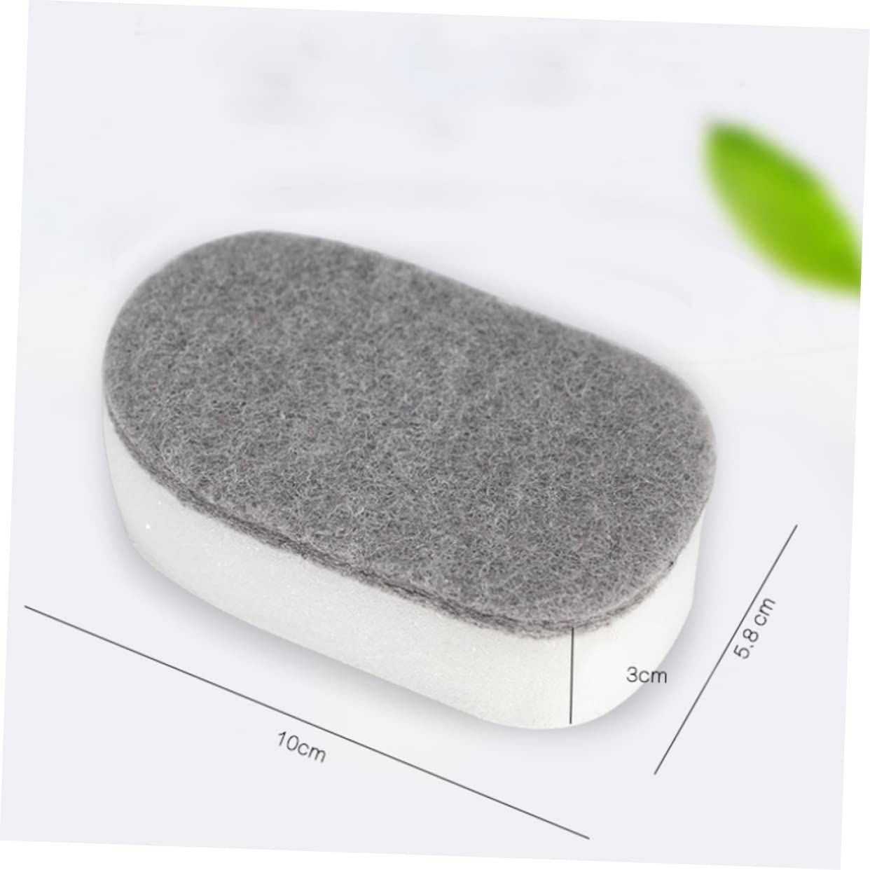 HOLIDYOYO 5Pcs Household Cleaning Sponge Pads Durable Dishwashing Scouring Pads with Powerful Scrubbing Surface Non Scratch Dual Sided Design for Kitchen and Bathroom