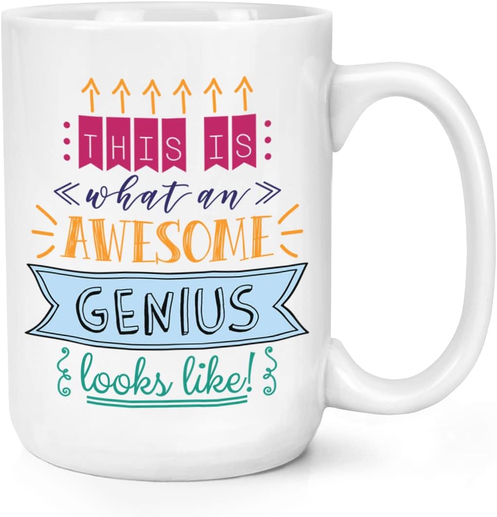 This is What an Awesome Genius Looks Like 15oz Large Mug Cup