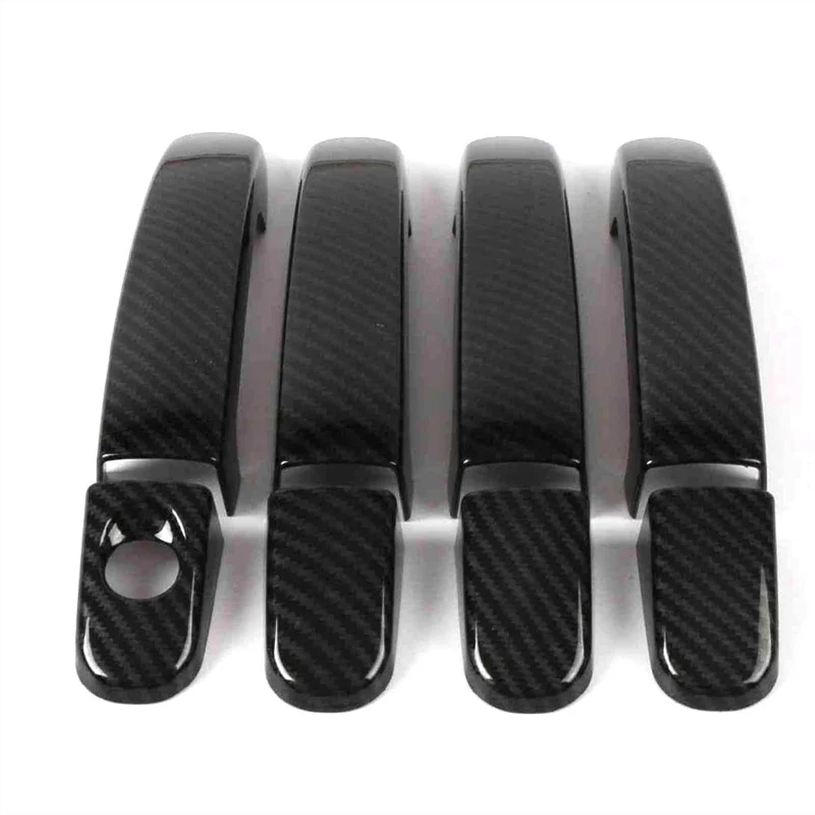 Byskjz Carbon No Smart Hole Car Exterior Door Handle For Focus For Mk2 For Mk3 For Kuga For Escape For Ranger For Wildtrak For Maverick 2005 2006 2007-2018 Car Exterior Door Handle(Carbon No Smart Hole)