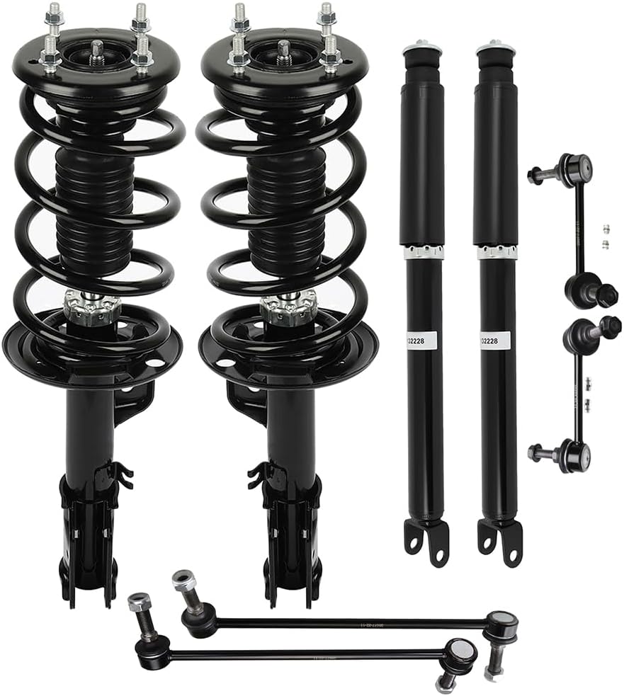 SCITOO Front Complete Struts Springs Assemblies,Shocks Struts,Sway Bar End Link for 2013-2015 For Ford Explorer 2.0L,2016-2018 For Ford Explorer 2.3L,2013-2018 For Ford Explorer 3.5L 172729-6PCS