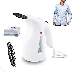 Passadeira A Vapor Portátil Vaporizador De Roupas 4 Em 1 / 127V (BRANCO)