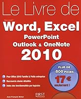 Livre de Word, Excel, PowerPoint, Outlook, OneNote 2010 275402039X Book Cover