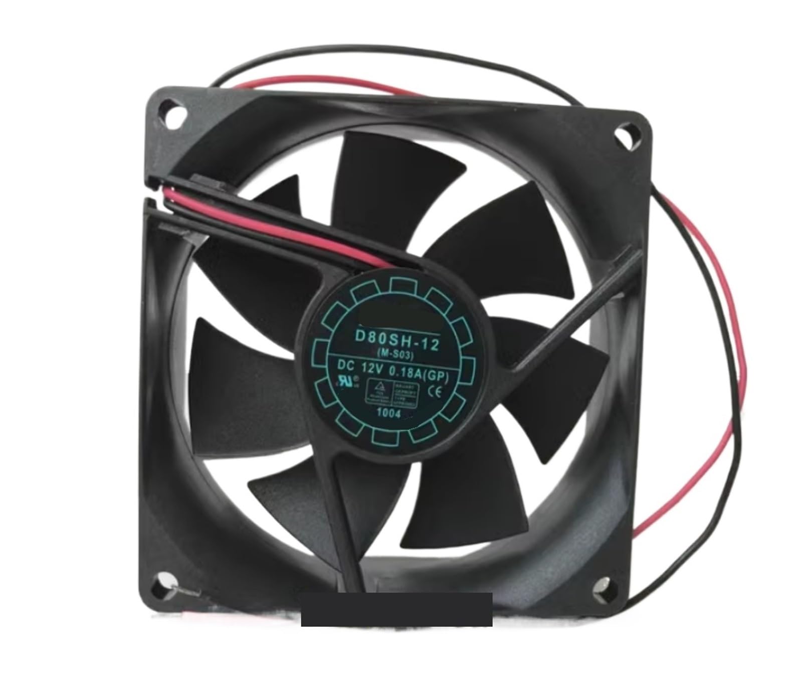 YUSKICCNE 8025 D80SH-12 DC12V 0.18A 8CM 2-Wire Power Supply Cooling Fan