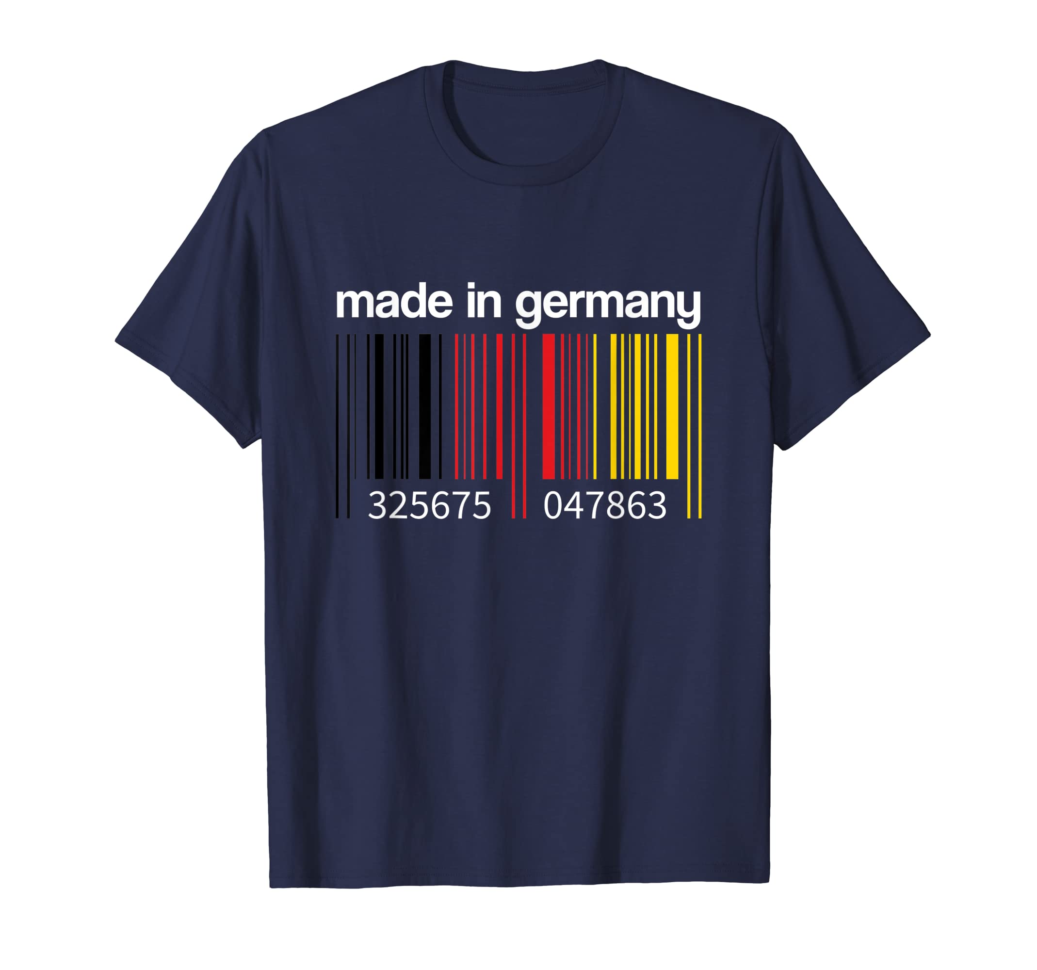 Germany flag barcode, made in Germany, Berlin Germany T-Shirt