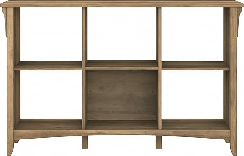 Miniatura 22 de Bush Furniture BSH24462943 Salinas - Librería de 6 estantes de 30 pulgadas de alto, Shiplap gris/blanco puro Shiplap Gris/Blanco Puro,Blanco