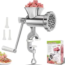 Moedor de Carne Manual, Maquina de Moer Carne, Moedor Carne, Maquina Moedor de Carne de Alumnio, Máquina de Moer para Fazer Linguiças