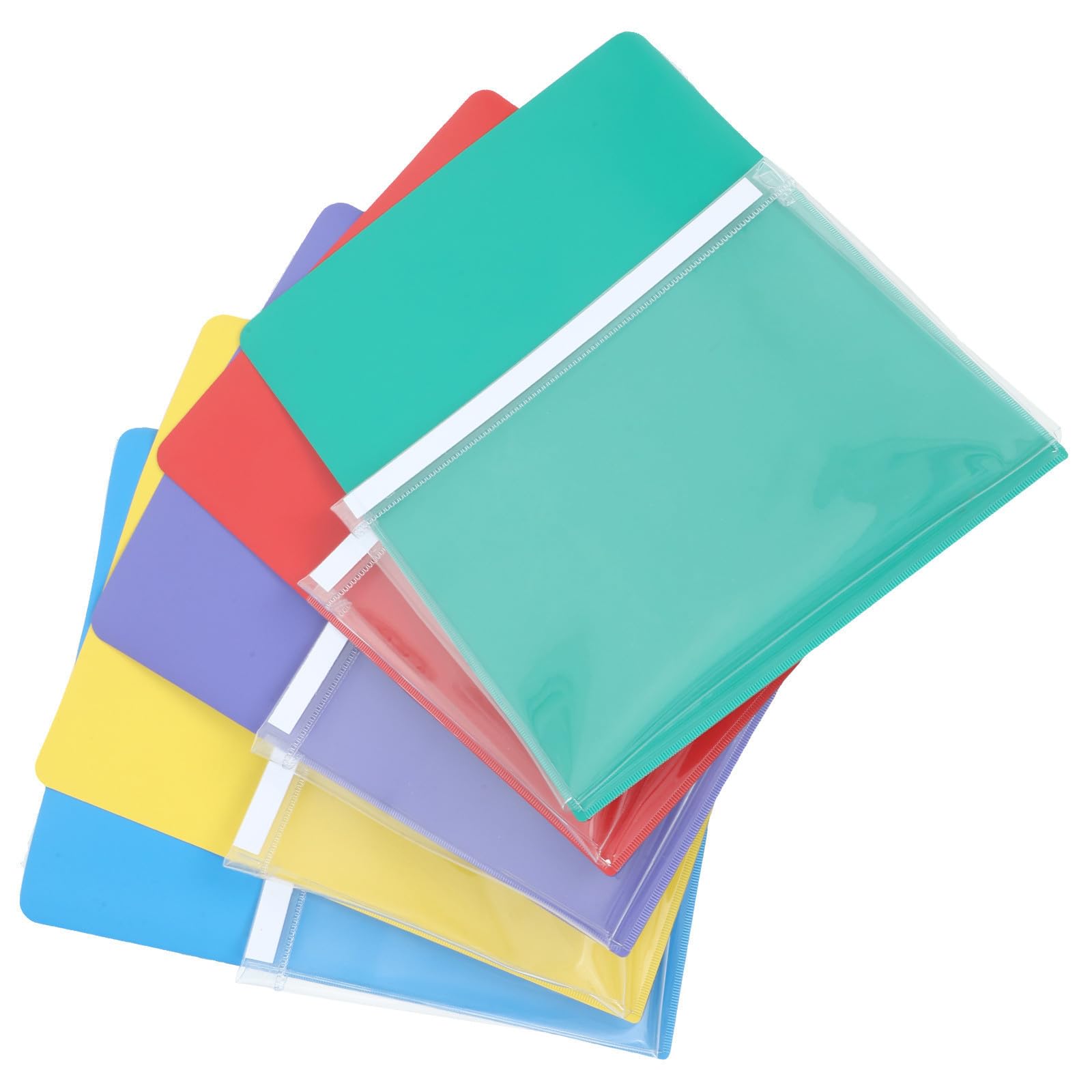 5 Stück Transparente PVC Magnet Dokumententasche für Whiteboards