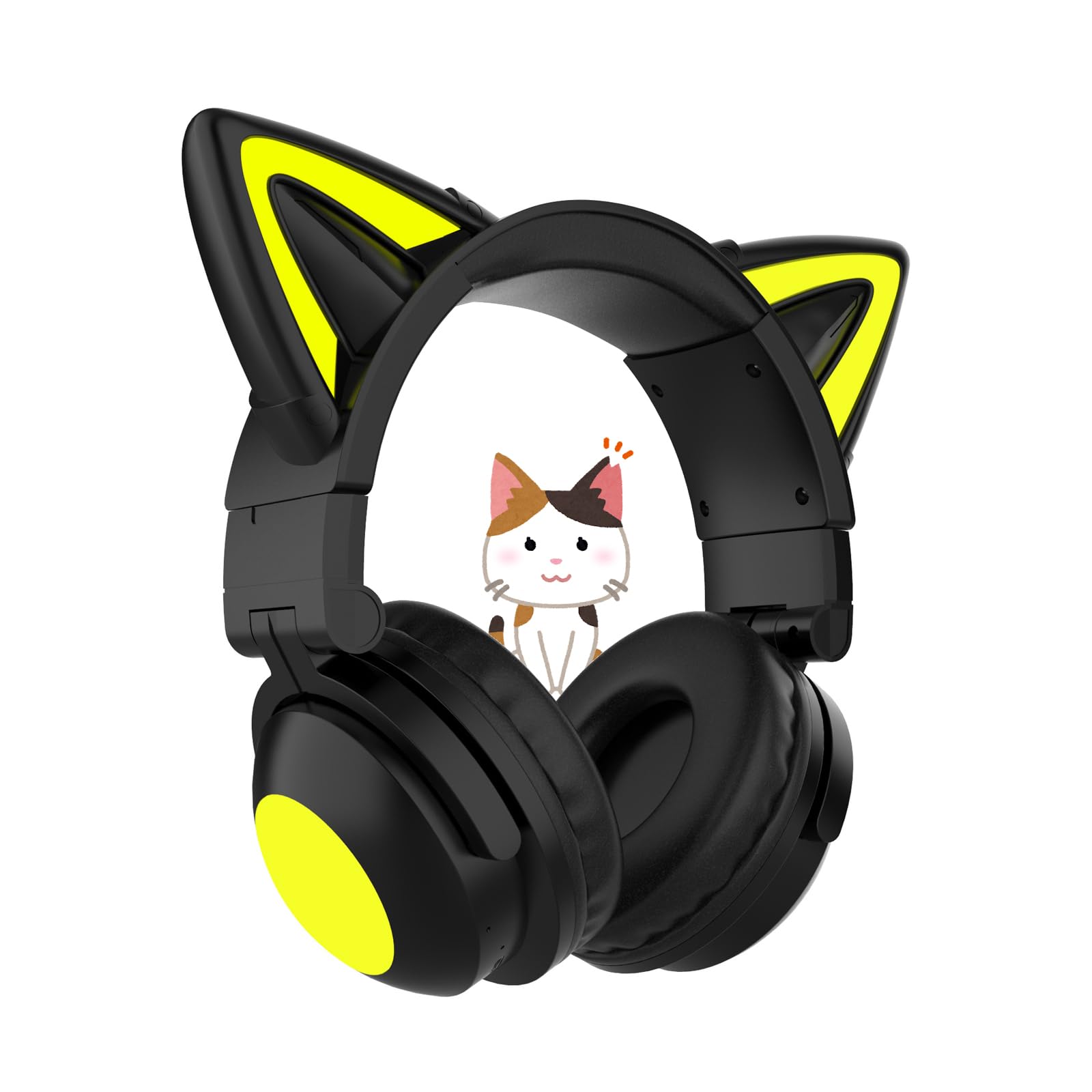 Amazon.co.jp: 猫耳ヘッドホン Bluetooth5.0 猫耳ヘッドフォン