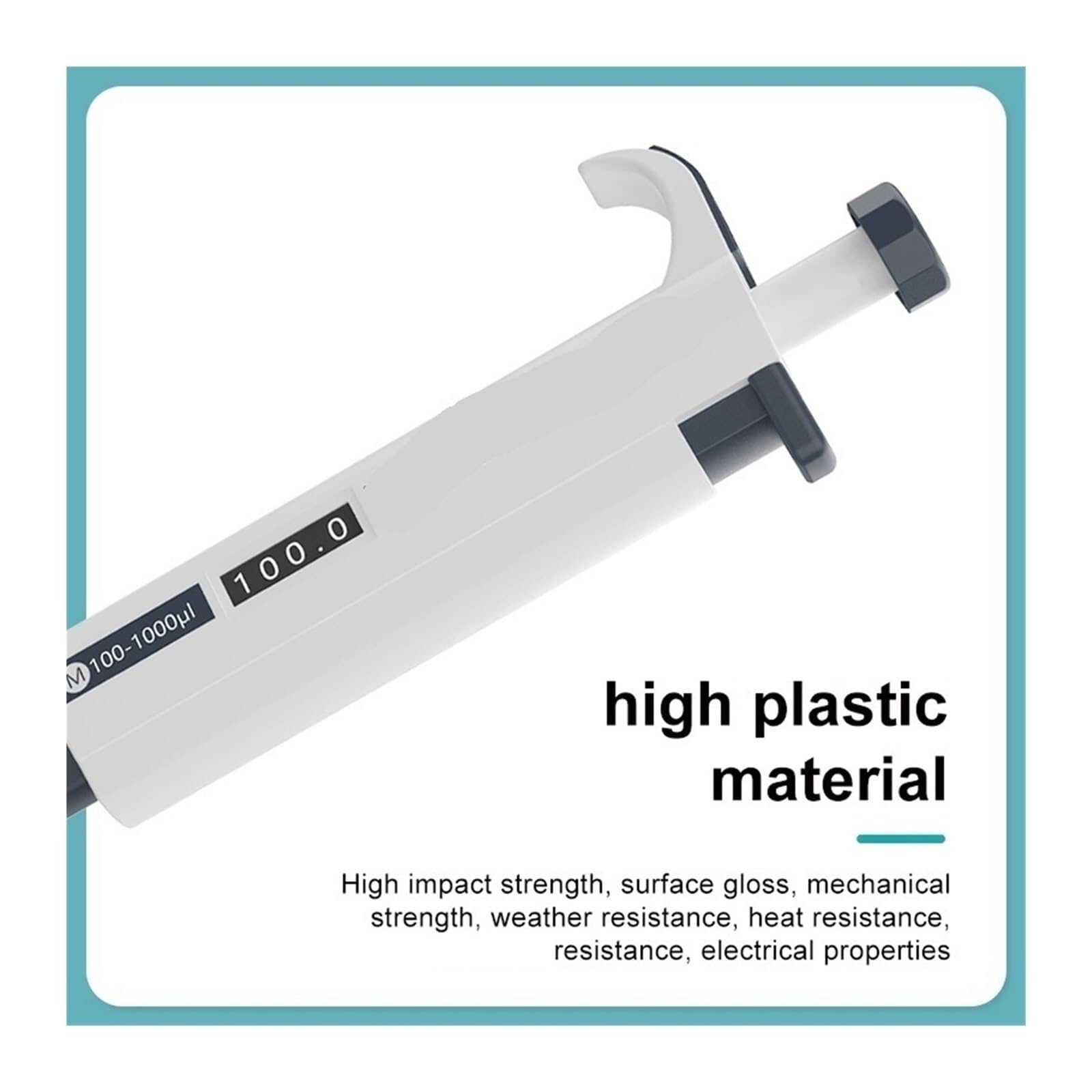 Pipeta Micropipeta De Laboratorio, Pipeta Digital Automática, Equipo Químico Plástico Ajustable Con Puntas 0,1-5000ul 10ml, 2 Uds para laboratorio(M2-20ul)