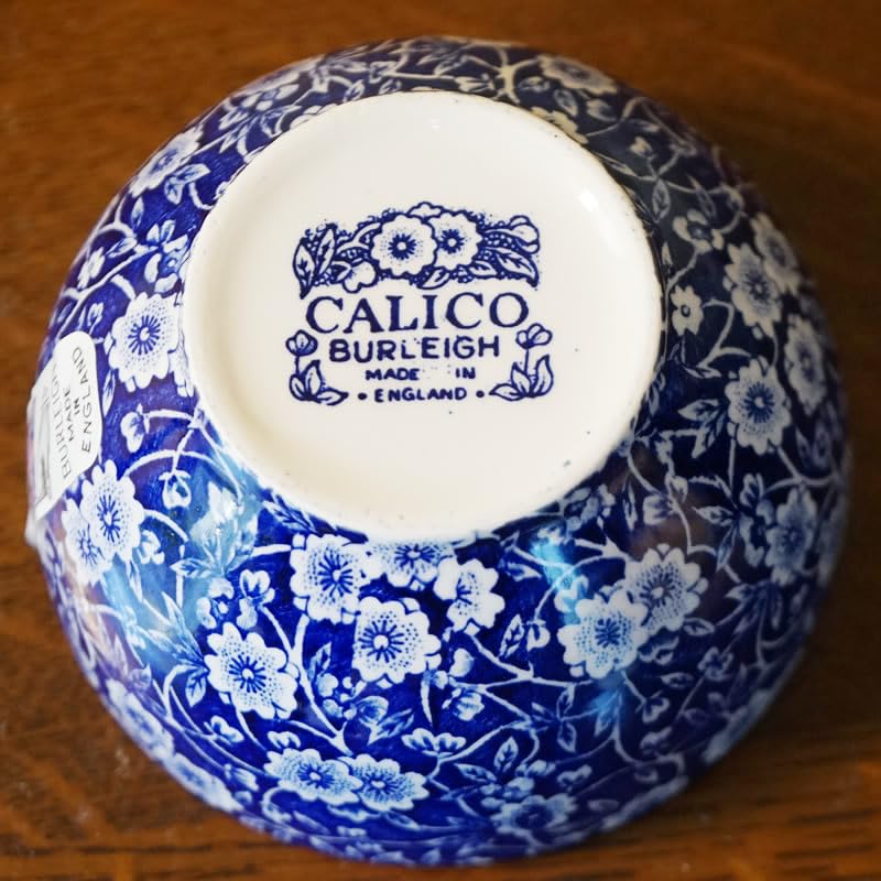 Amazon.co.jp: Calico ブルーキャリコ バーレイ社 シュガーボウルL