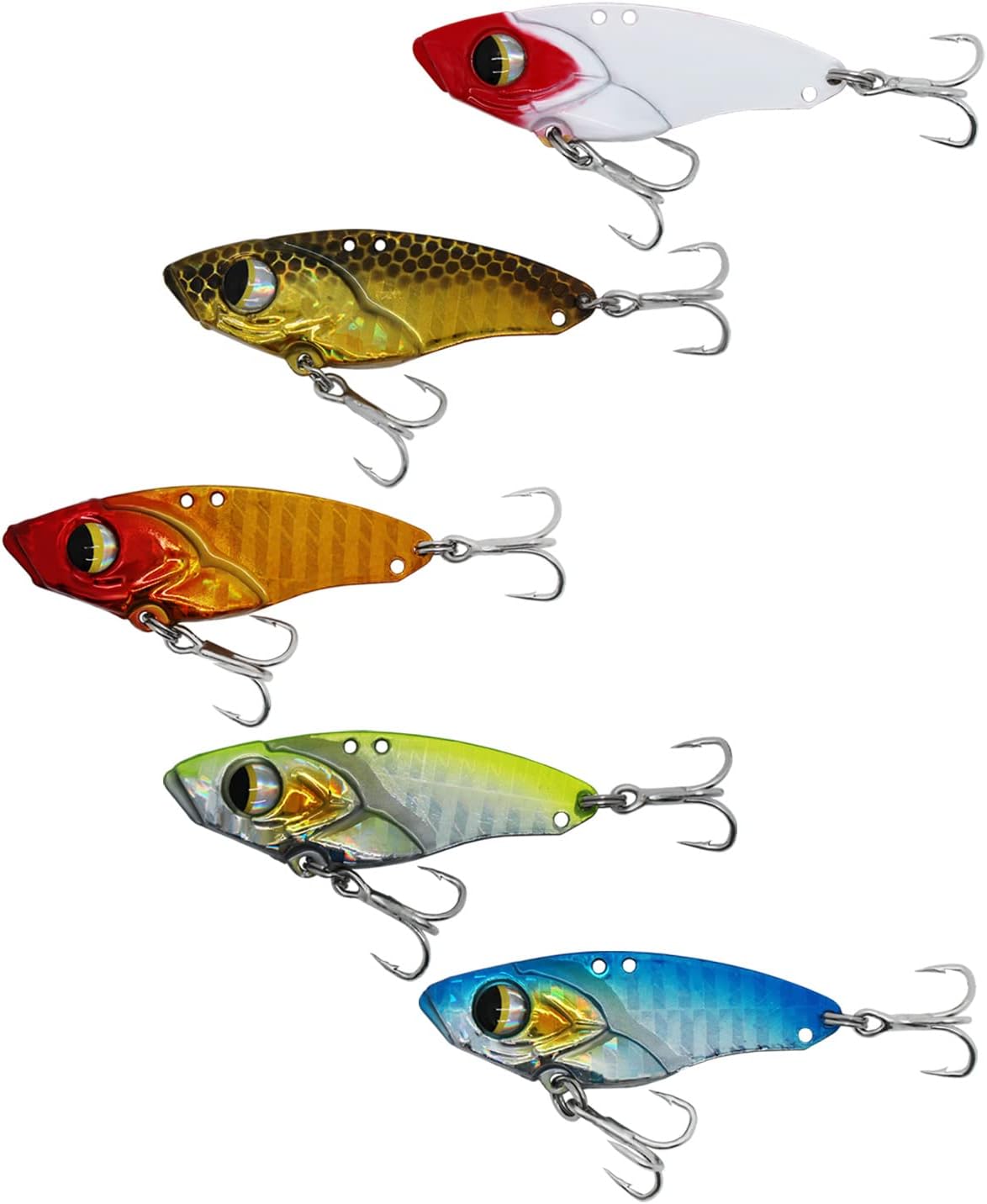 Fishing Lure Set Fishing Spoons Frog Lures Soft Hard Metal Lure Crank Popper Minnow Pencil Jig Hook for Trout Bass Salmon with Tackle Box
