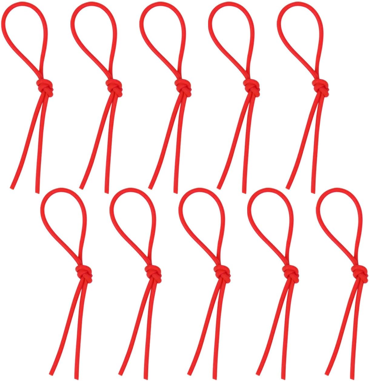 Milisten 10pcs Yangqin Leather Pipe Covers Dulcimer Parts Rubber Elastic Accessories Hammer Cover Musical Instrument Parts