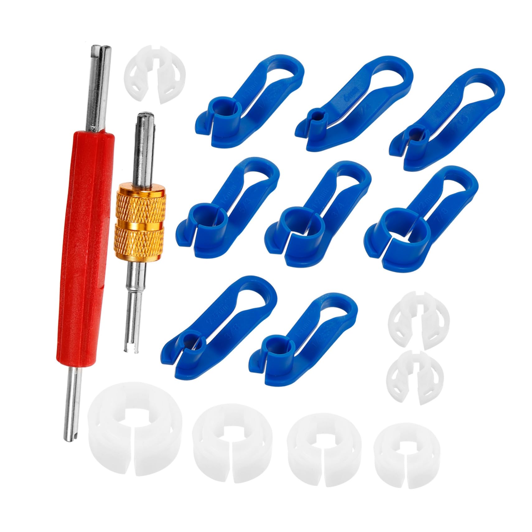 FUNOMOCYA Line Disconnect Pliers Set 16pcs Car Transmission Line Disconnect Tool Universal Fit