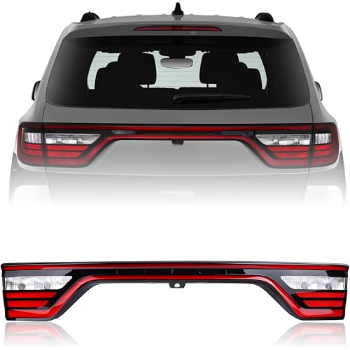 Liftgate Center Tail Light Rear Lamp Assembly Compatible with Dodge Durango 2014-2023 Liftgate Lamp w/Camera Hole 68453659AA