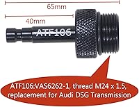 Vista 6 de 5 piezas de juego de adaptador ATF, herramienta de reemplazo para llenado de aceite de transmisión automática, compatible con VW Audi 09G 01J 722.9