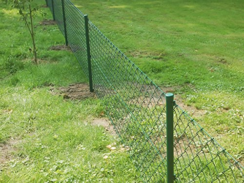 Maschendrahtzaun Komplettset für Garten und Zaunmontage