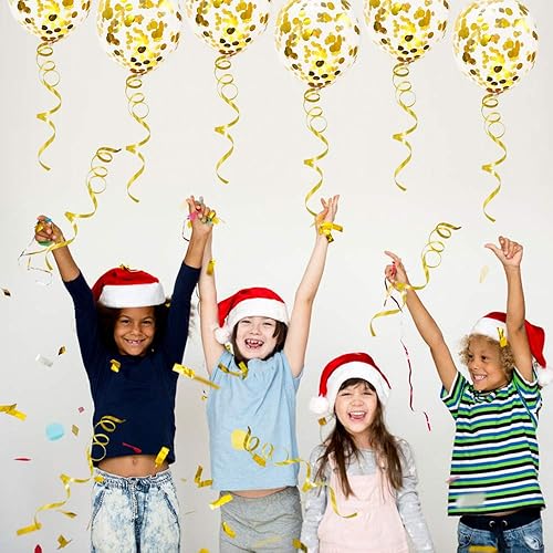 Miniatura 4 de TONIFUL Cinta rizadora de 500 yardas, cinta para globos, para decoración de arte y manualidades, envoltura de regalos, cintas y lazos para Navidad,