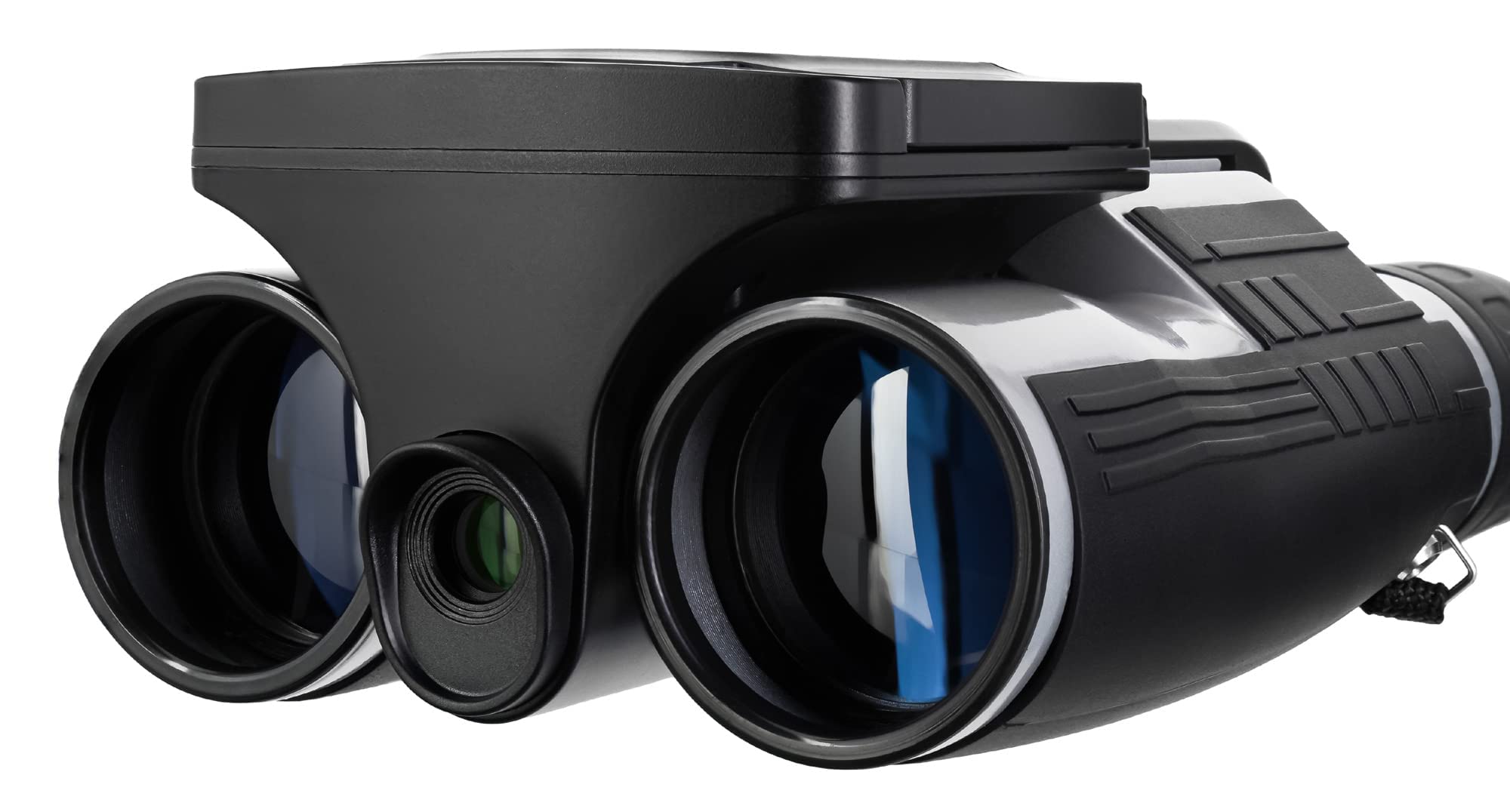 Levenhuk Atom Digital DB20 LCD Binocolo Potente, Compatto e Leggero, con Display LCD Integrato e Videocamera