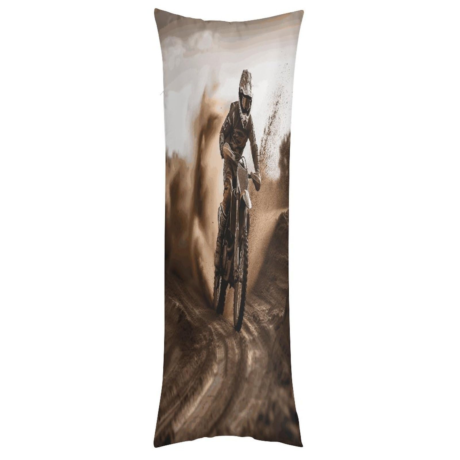 FekiLoot Motocross Throw Pillow Cover Soft Pillowcase with Hidden Zipper Lumbar Decorative Throw Pillow Covers Luxury Cozy Pillows Shams Rectangle Cushion Cases