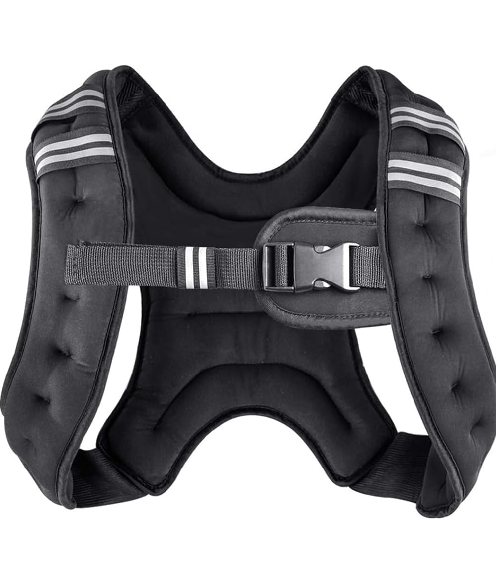 Weighted Vest for Women 8 Lbs Weights Black Perfect for Running Walking Workout