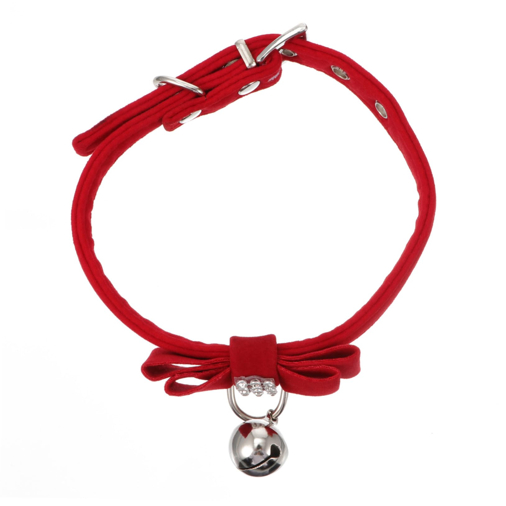 Collier de chien pour animaux de compagnie réglable strass Pape accessoire cou