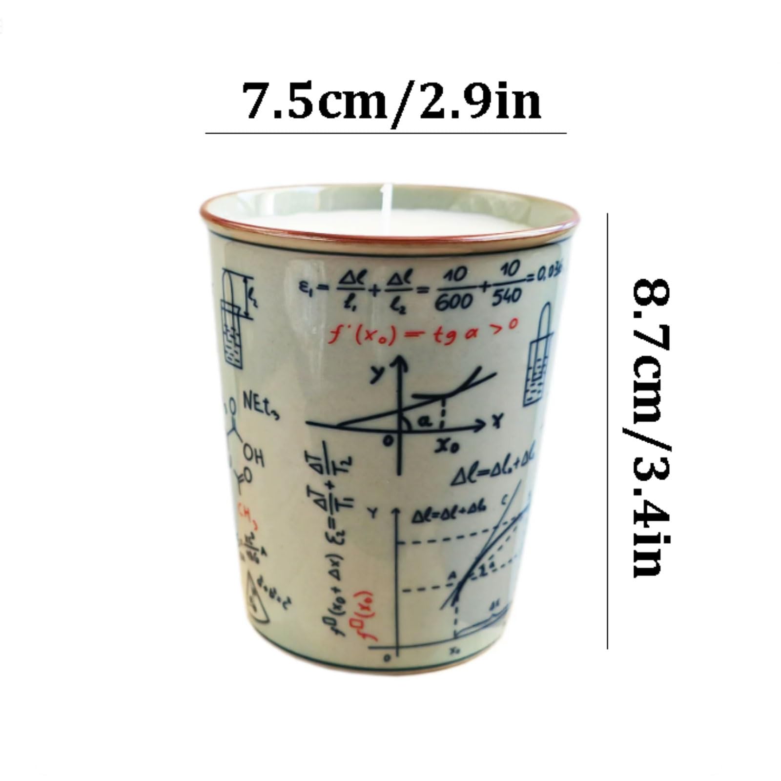 Ceramiczne świece wykonane z naturalnych warzyw Ghee i bawełnianego knota świecy zapachowej kwiatu pomarańczy dla łagodzenia stresu