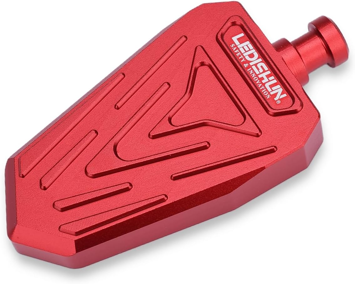 Rear Brake Pedal Lever Pad Extender Fit for Aprilia Tuono 660,Tuono V4,RS4V,RS 600 (Red)