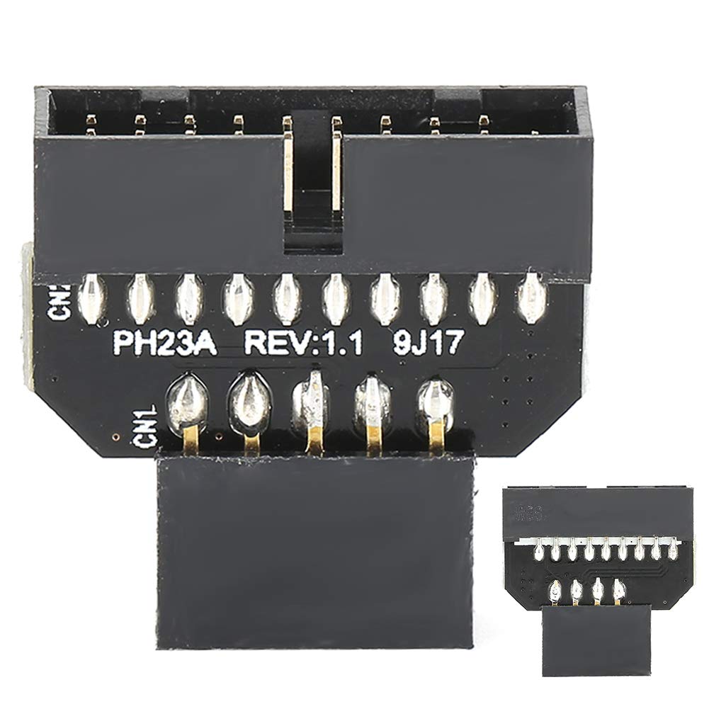 Adapter Płyty Głównej USB 2.0 9Pin na USB 3.0 19P, Złącze Wtykowe Konwertera z Kablem USB3.0 do Komputera Stacjonarnego (PH23A)