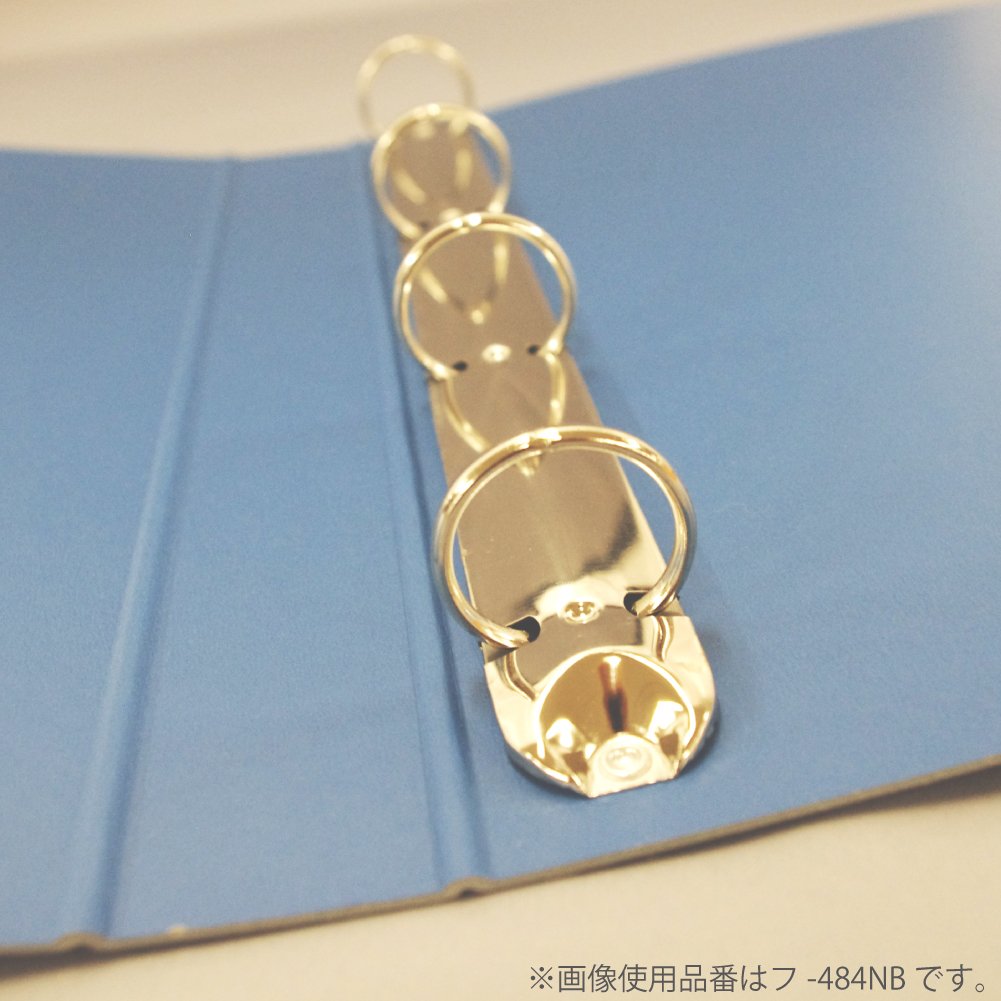 Amazon | コクヨ(KOKUYO) ファイル リングファイル A4縦 4穴 青 フ