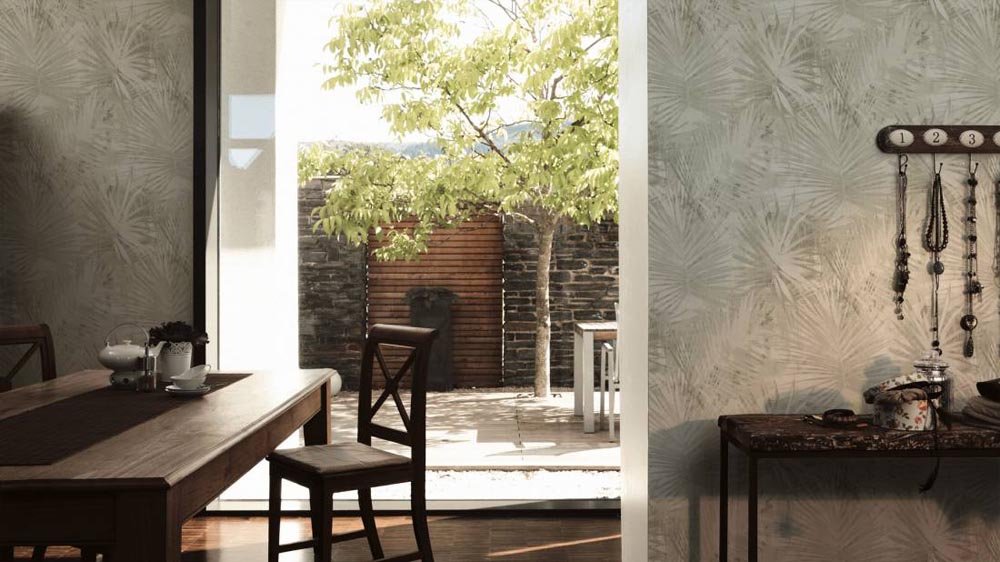 Papel Adhesivo Muebles A.S. Création - Papel Pintado Flavour (10,05m X 0,53m) | Diseño Floral Verde Y Blanco | Vinilo Lavable, Extraíble Papel Pintado Lavable