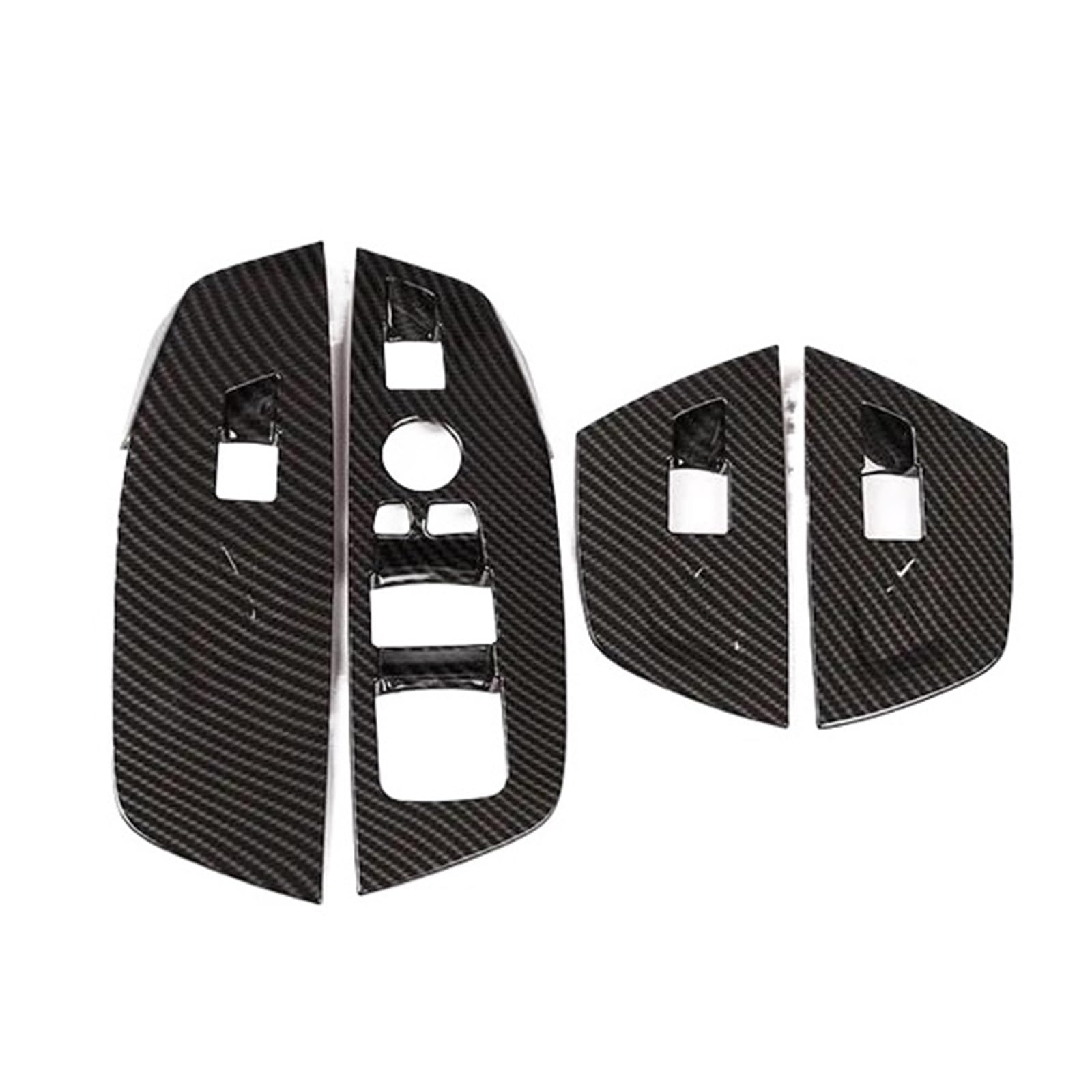 Rénovation bouton lève-vitre X3 X4 : cadre carbone anti-rayures
