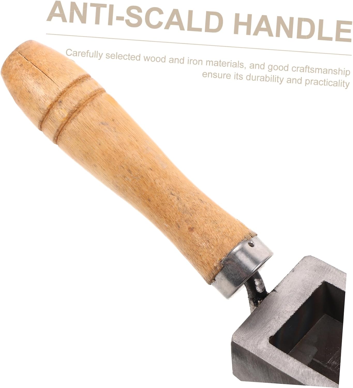 European Style Metal Ingot Mold Wooden Handle for Jewelry Making