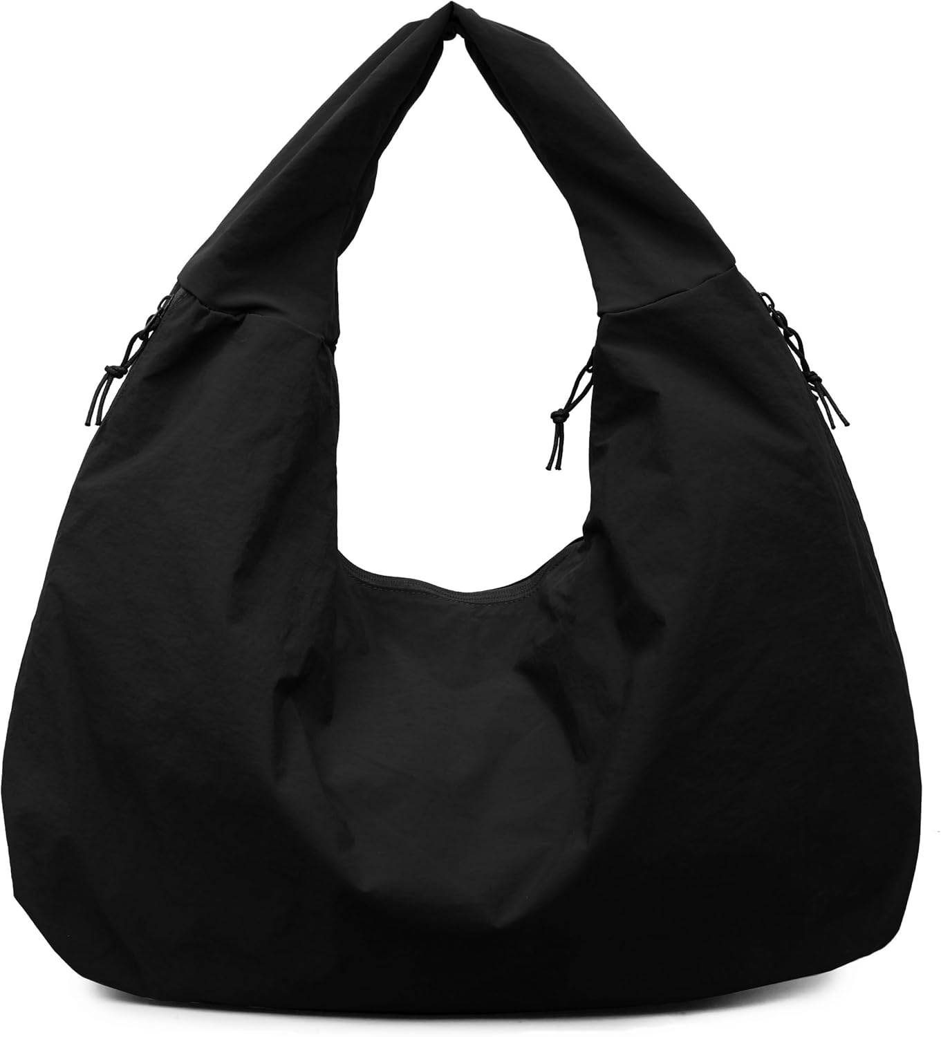 Women Solid Color Slouchy Tote Bag Large Capacity Shoulder Purse Versatile Underarm Bag Hobo Bag Travel Vacation