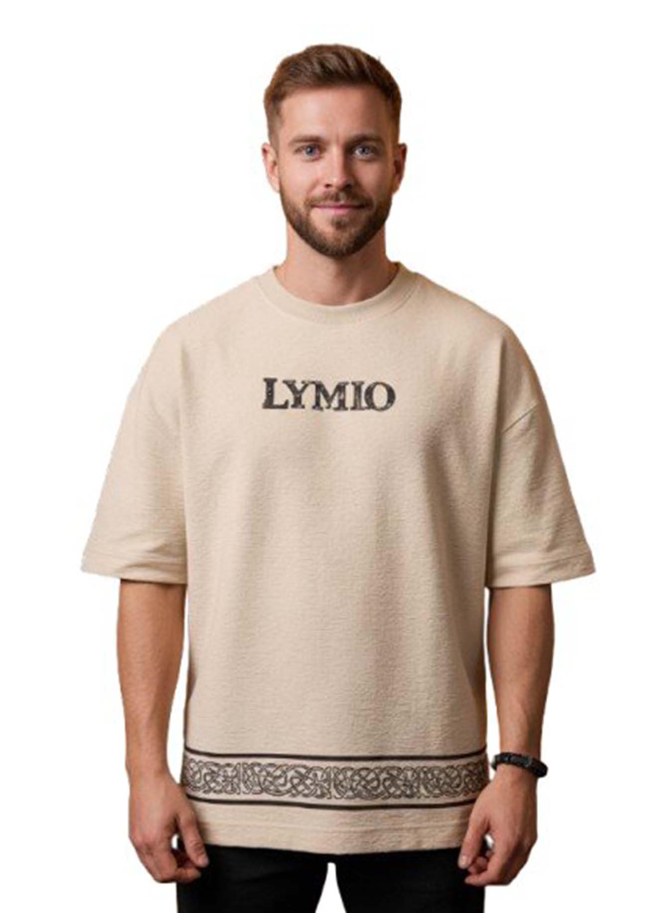 lymio Oversized T Shirt for Men || Round Neck T Shirt || Printed T Shirt (T-91-94)-picture-42