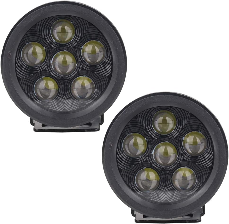 2pcs 3.5 Inch 18W Round LED Offroad Lights, LED Fog Lights, LED Driving Light Pods Spotlight Compatible with Jeep 4x4 SUV ATV Boats Cars Trucks