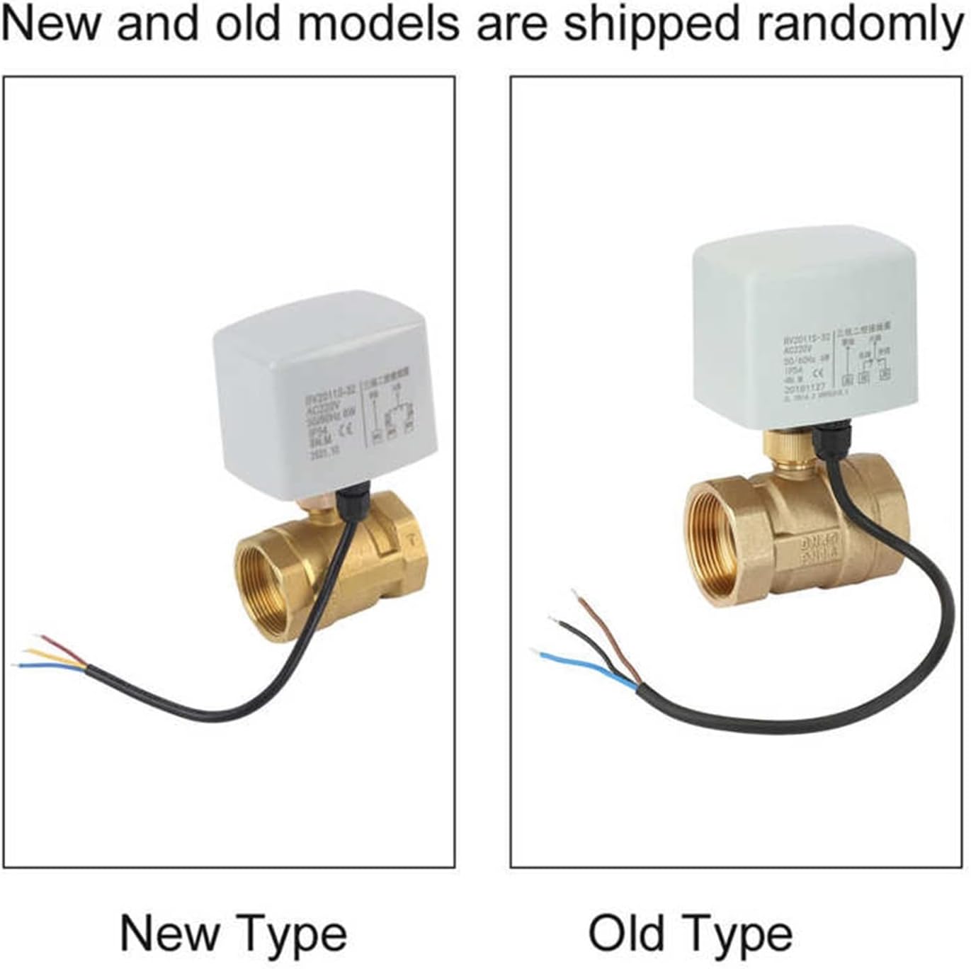 AC220V DN40 DN50 1-1/2" Brass Motorized Ball Valve 2-Way 3-Wire Motorized Ball Valve(2′)