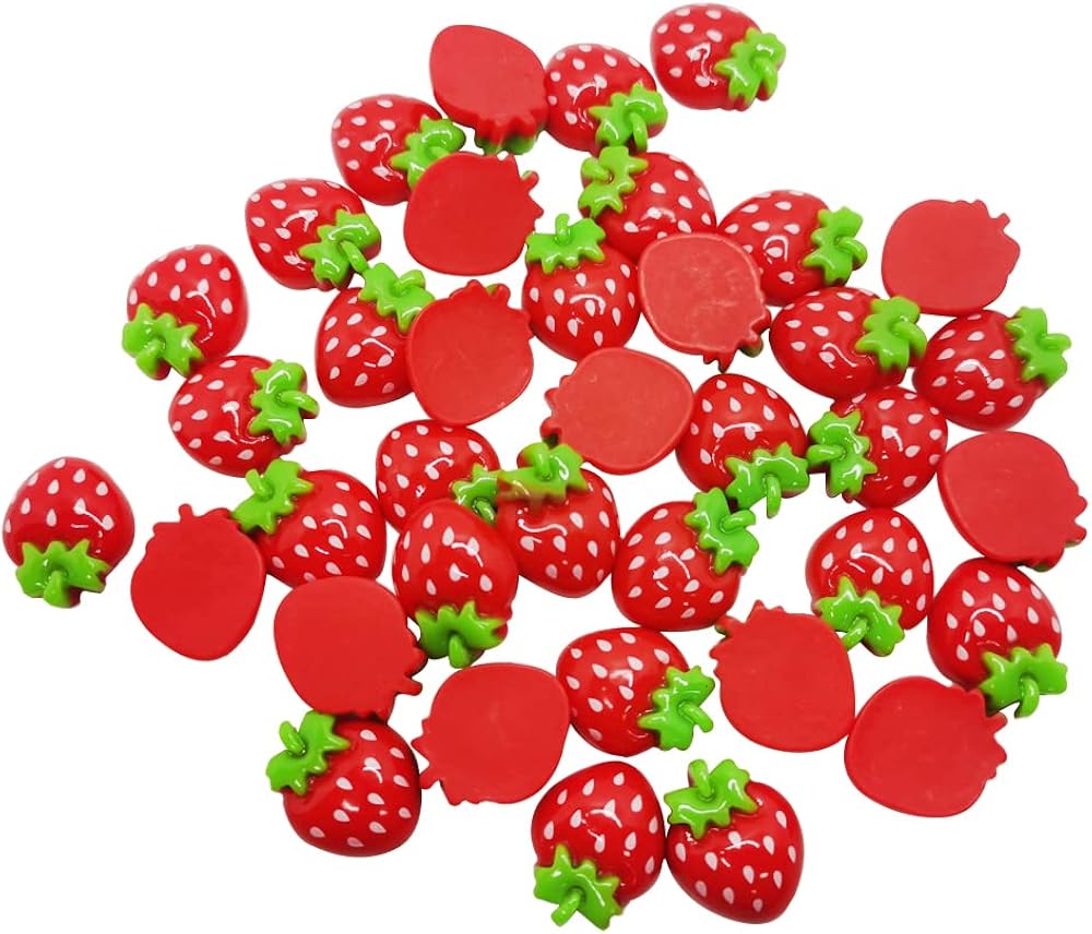Shirt Buttons Strawberry