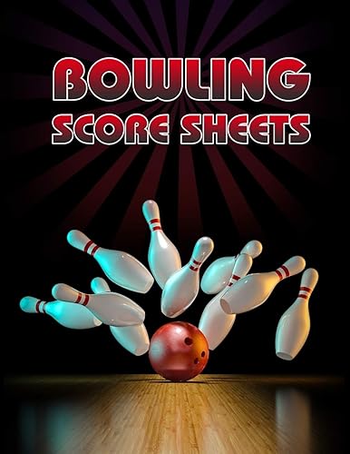 Bowling Score Sheet: Bowling Game Record Book | 118 Pages | Tenpin and Red Bowl Design