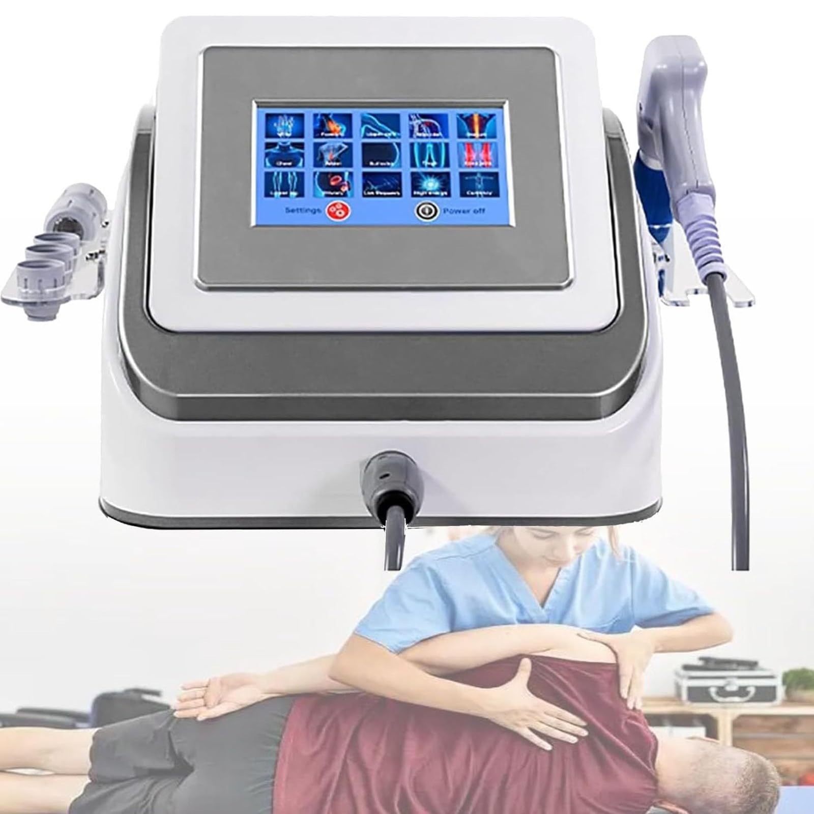 Massaggiatore Elettromagnetico, Macchina For Terapia Ad Onde D'urto Grey