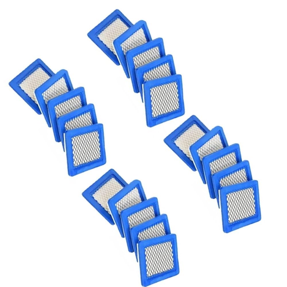 Filtre à air 491588S pour tondeuse à gazon compatible 399959 en lot de 20 cartouches