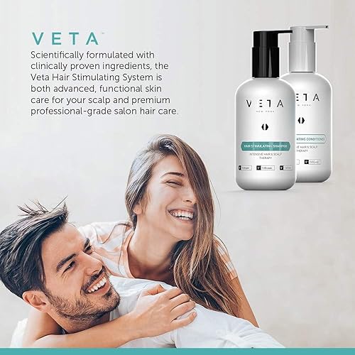 Miniatura 4 de Champú estimulante para el crecimiento del cabello. Tratamiento sin medicamentos con trichogen y follicusan para hombres y mujeres - 27 fl. oz - Veta