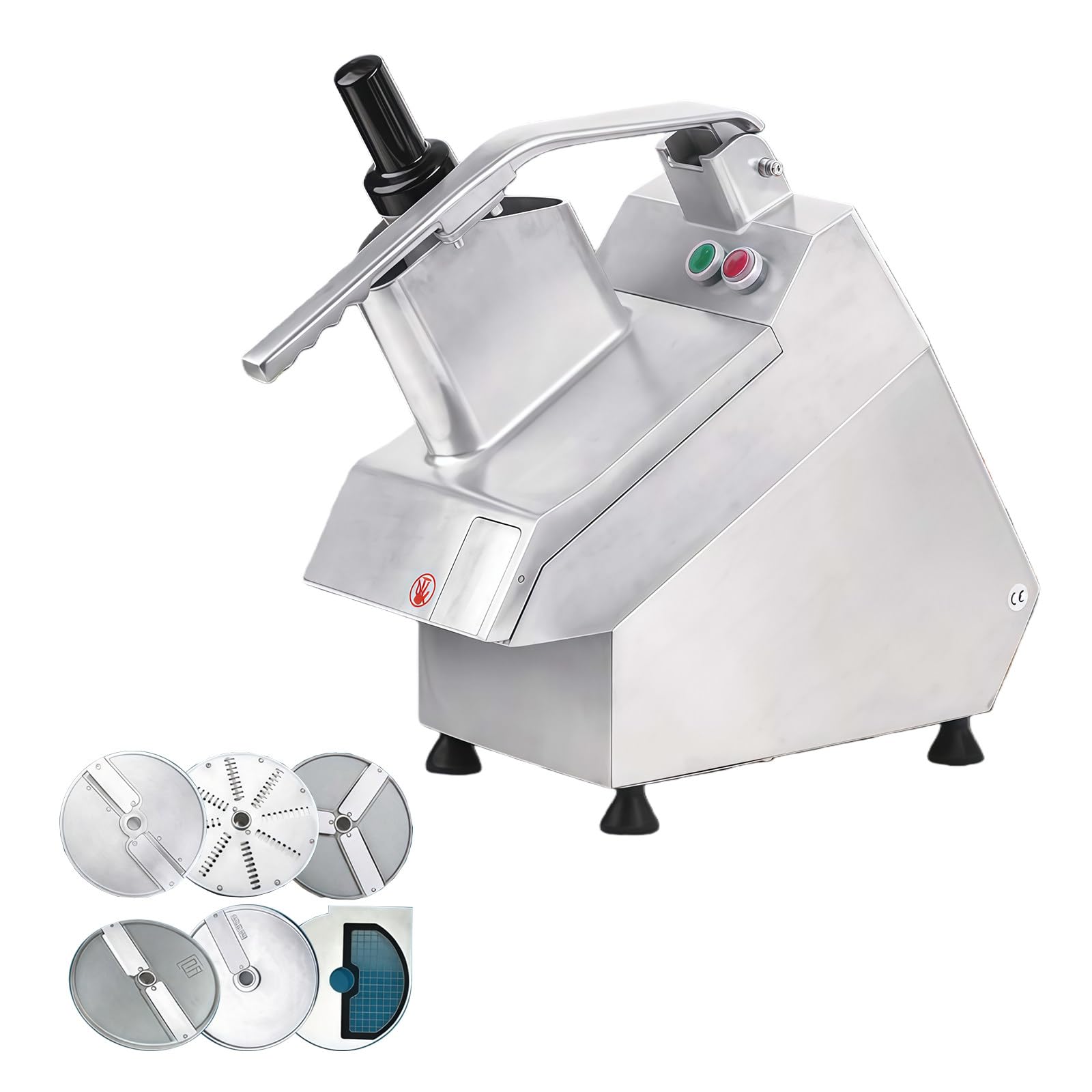 GYKOZY Commercial Multifunctional Automatic Vegetable Cutters and Food Processor, Vegetable Chopper, Electric Vegetable Dicer Chopper, with Detachable 6-Blades