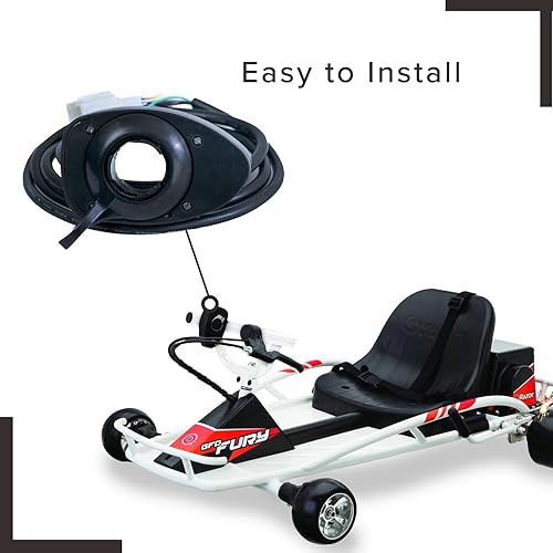 Miniatura 3 de AlveyTech Acelerador de pulgar de velocidad variable para Razor GFD Fury & Razor Ground Force Drifter (versiones 3+) - Acelerador premium de 6 hilos