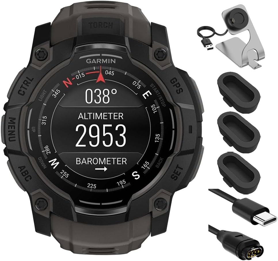 Garmin 010-03020-00 Instinct 3-50 mm Outdoor GPS Smartwatch...