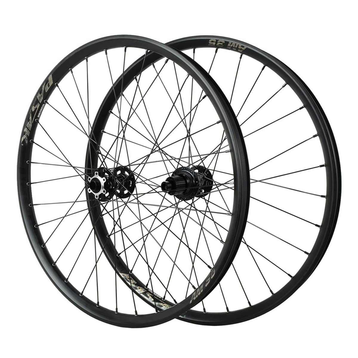26"/27.5"/29" Set Di Ruote For Mountain Bike 15*100/12*142mm Perno Passante | Adatto A Pneumatici 1,75-2,8", Freno A Disco, 120 Scatti, Cerchio 32H, MS Mozzo, For Cassette A 12 Velocità