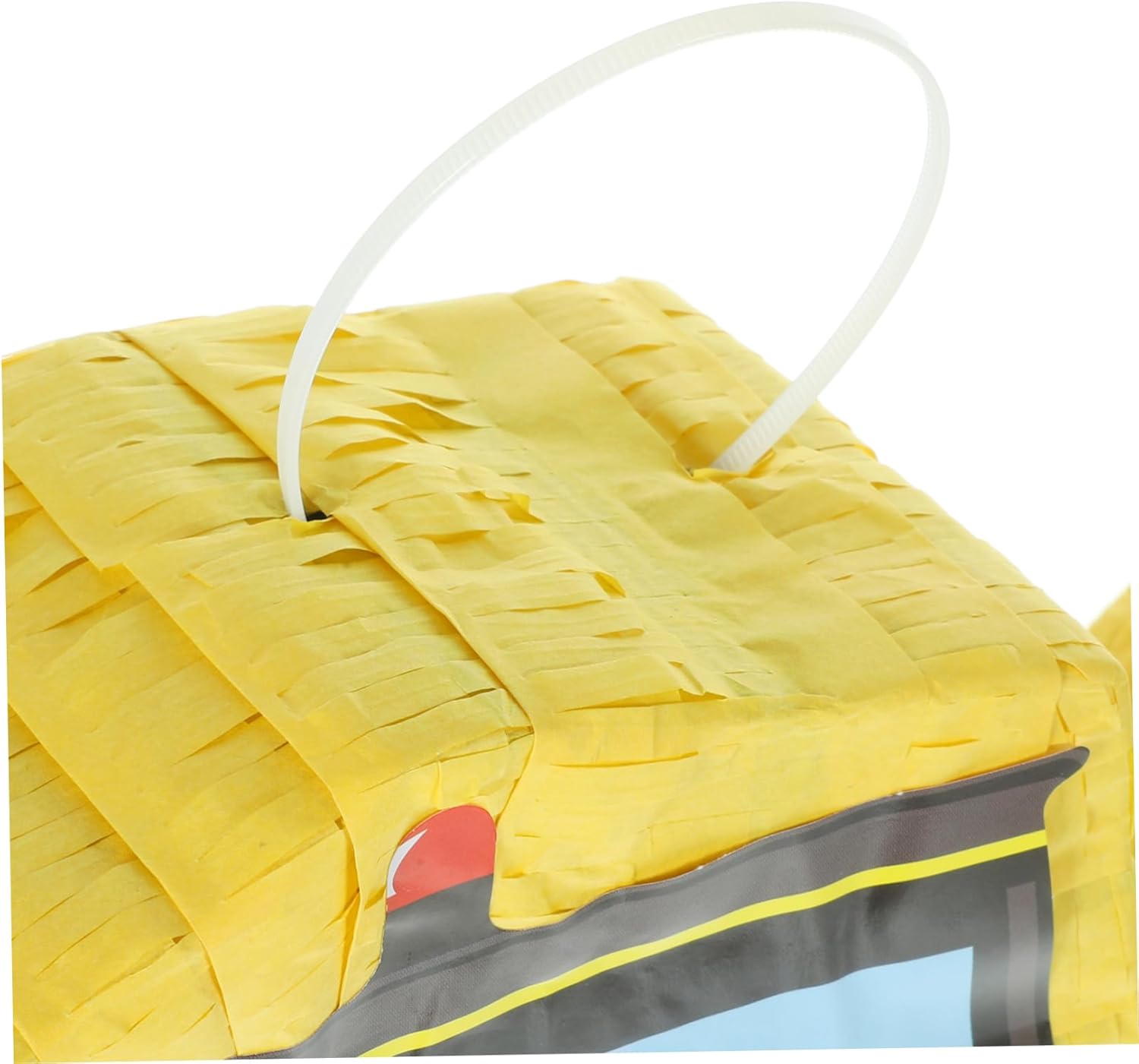 Handmade Paper Yellow Car Pinata Construction Truck Birthday Decoration Mexican Party Toy