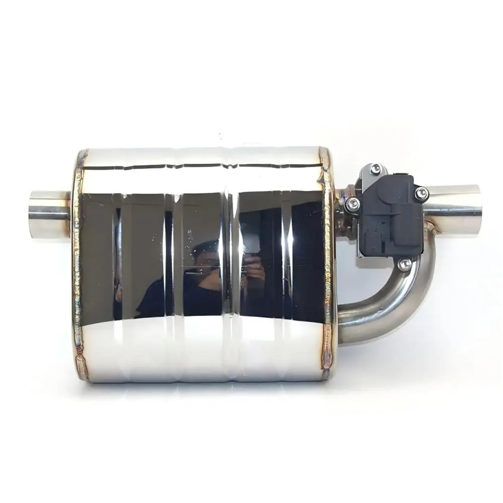 Car Silencer Uniwersalny 2,0 i,5,75 3, cala Tłumik wydechowy Zawór odcinający z pilotem(2.75inch set left)