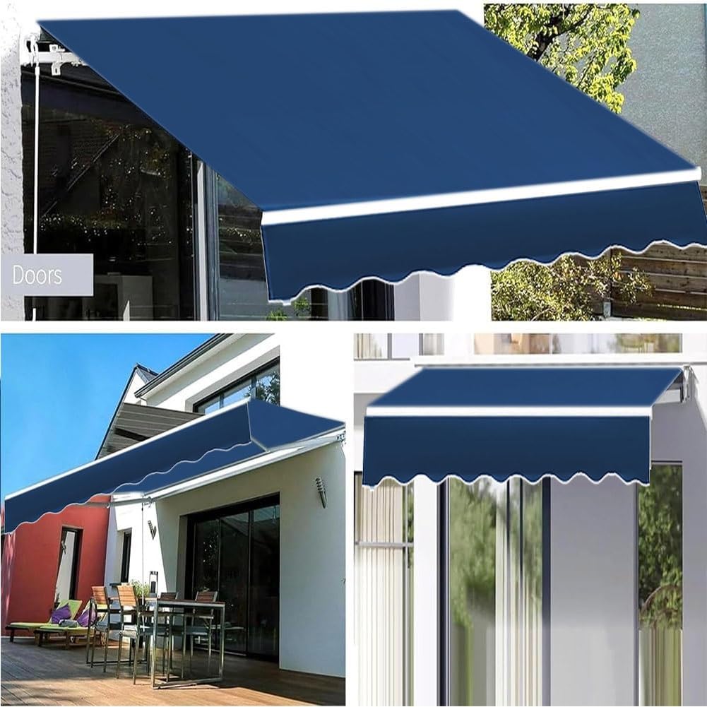 Bâche imperméable et résistante aux UV - 1,2 x 4 m - Tissu d'extérieur durable de rechange pour terrasse et cour - Matériau vert Sune pour une meilleure protection solaire