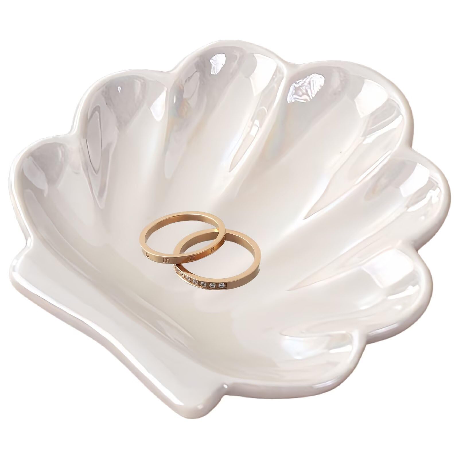 Coupelle à bijoux coquillage pour décorer la salle de bain